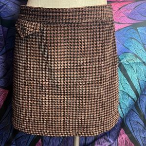 Urban Outfitters Houndstooth Mini Skirt